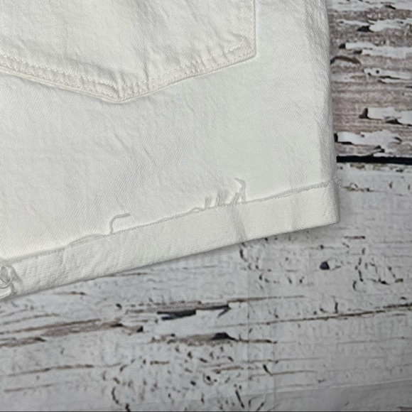 NWT Madewell White High=Rise Denim Shorts Size 32 - Picture 4 of 8